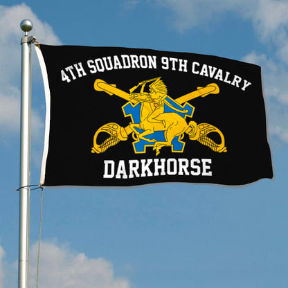 4th Squadron 9th Cavalry flag 3x5ft banner man cave