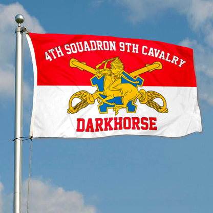 4th Squadron 9th Cavalry flag 3x5ft banner man cave