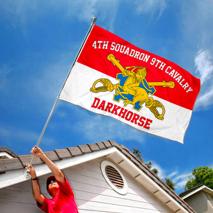 4th Squadron 9th Cavalry flag 3x5ft banner man cave