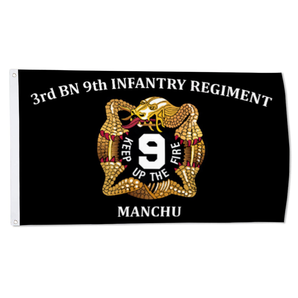 3rd BN 9th INEANTRY REGIMENT flag 3x5ft banner man cave