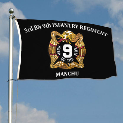 3rd BN 9th INEANTRY REGIMENT flag 3x5ft banner man cave