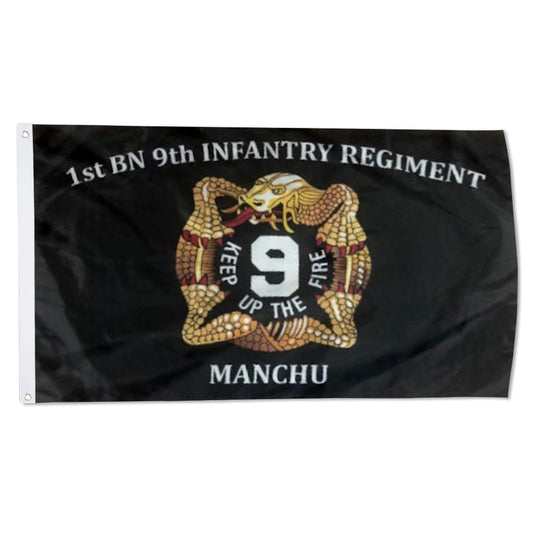 1st BN 9th INEANTRY REGIMENT flag 3x5ft banner man cave