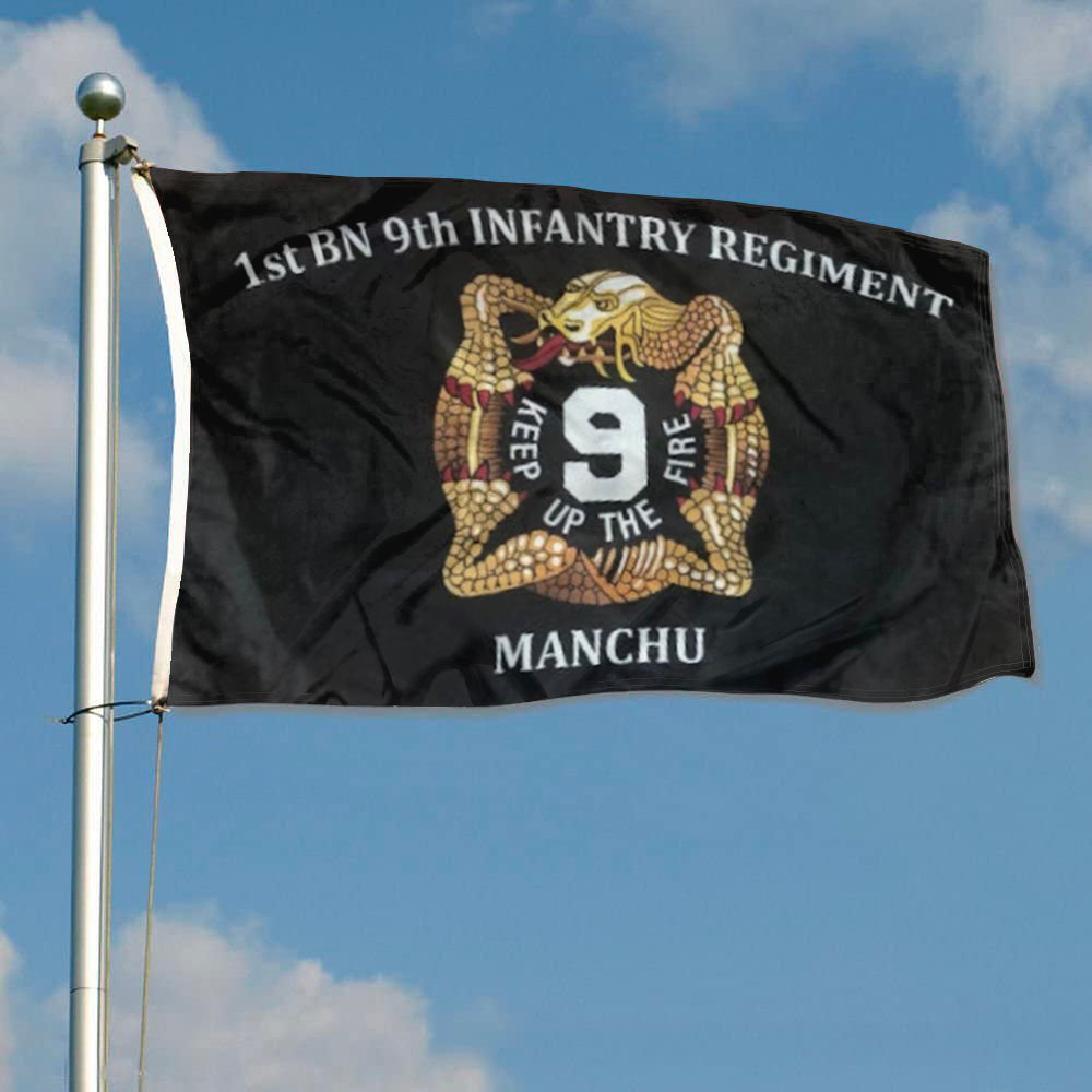 1st BN 9th INEANTRY REGIMENT flag 3x5ft banner man cave