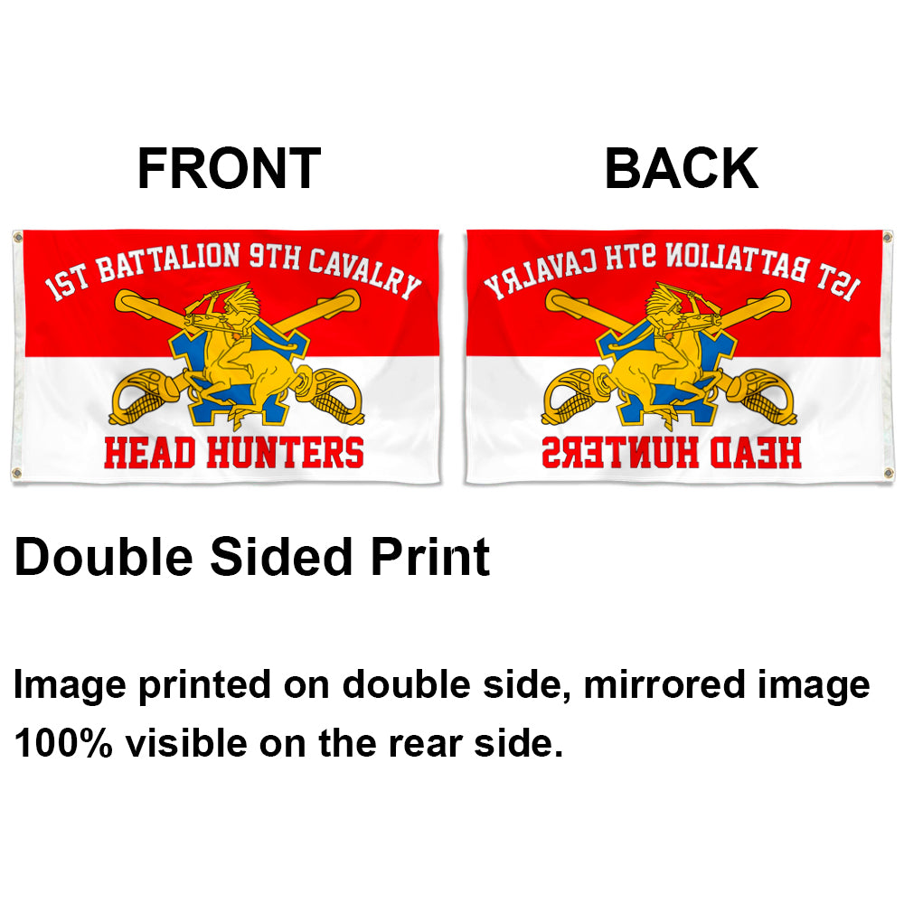 1st Battallon 9th Cavalry flag 3x5ft banner man cave