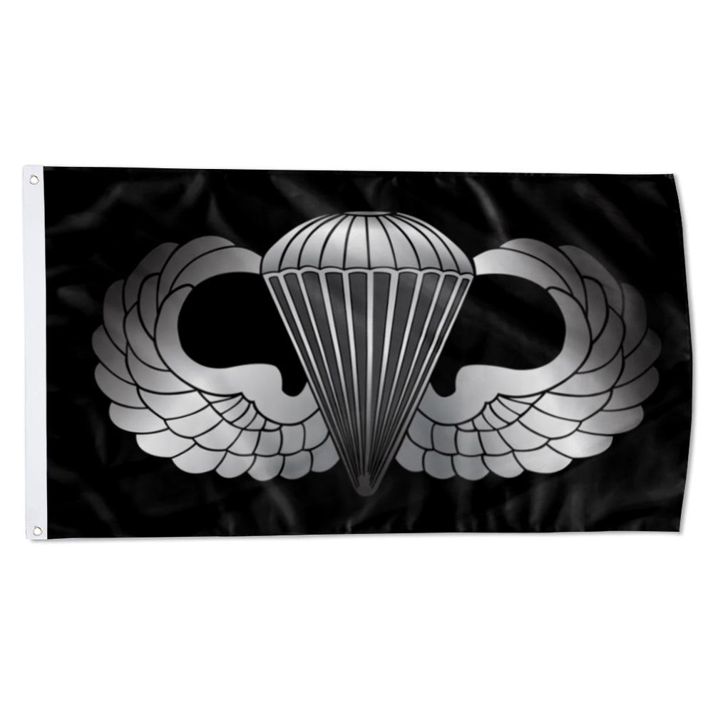 AIRBORNE WINGS (BASIC) flag 3x5ft banner man cave