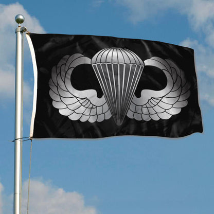AIRBORNE WINGS (BASIC) flag 3x5ft banner man cave