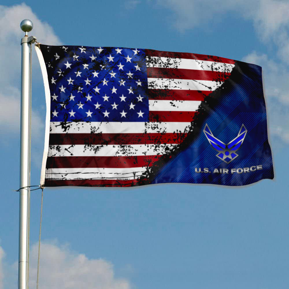 AIR FORCE STARS & STRIPES flag 3x5ft banner man cave