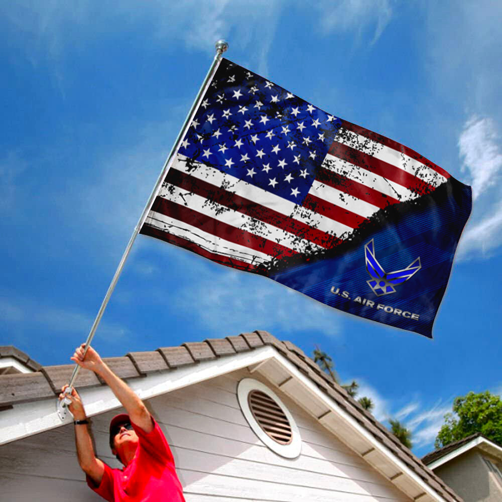 AIR FORCE STARS & STRIPES flag 3x5ft banner man cave