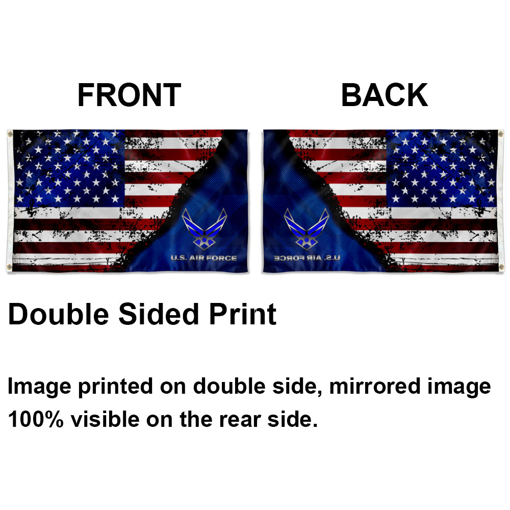 AIR FORCE STARS & STRIPES flag 3x5ft banner man cave