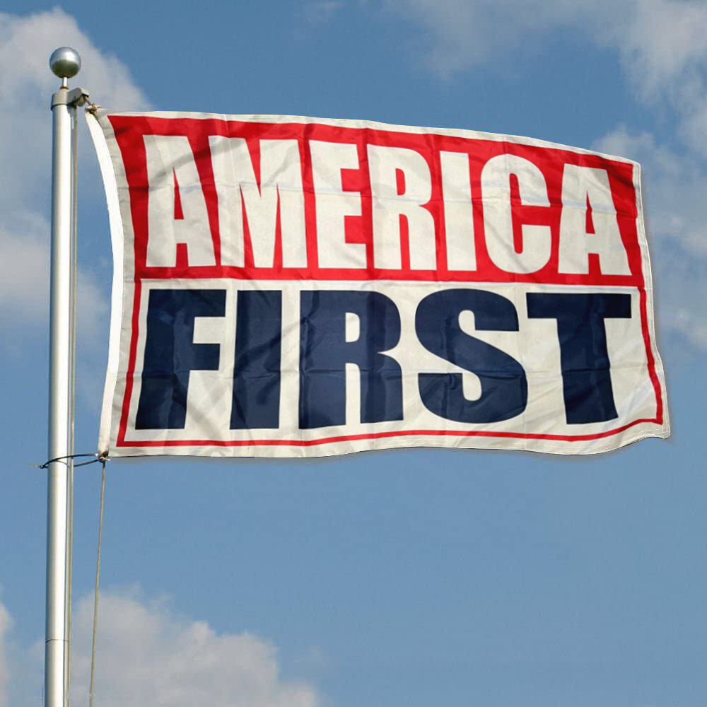 AMERICA FIRST SAVE AMERICA DESANTIS USA flag 3x5ft banner man cave