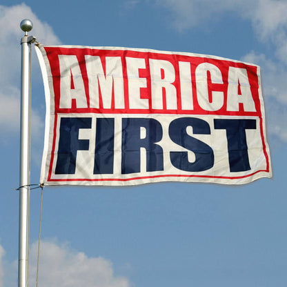 AMERICA FIRST SAVE AMERICA DESANTIS USA flag 3x5ft banner man cave