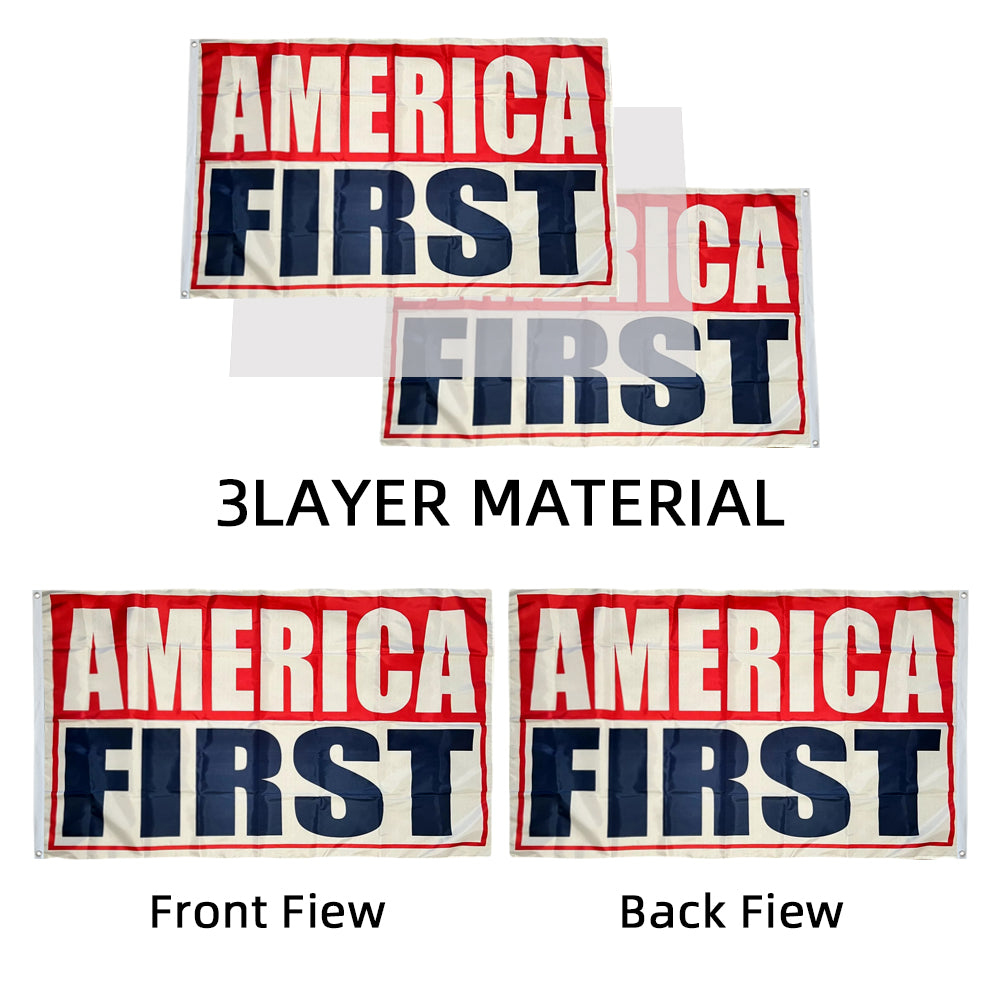 AMERICA FIRST SAVE AMERICA DESANTIS USA flag 3x5ft banner man cave