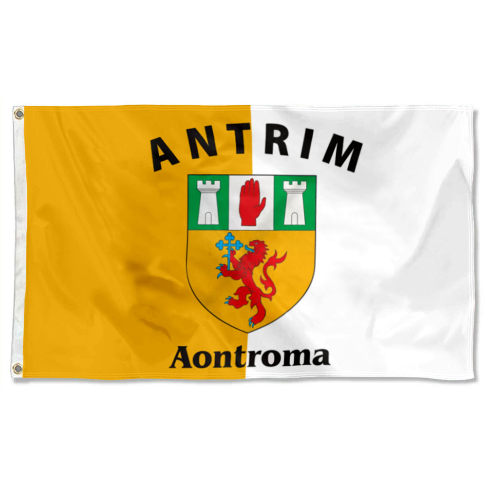 Antrim Ireland County flag 3x5ft banner man cave