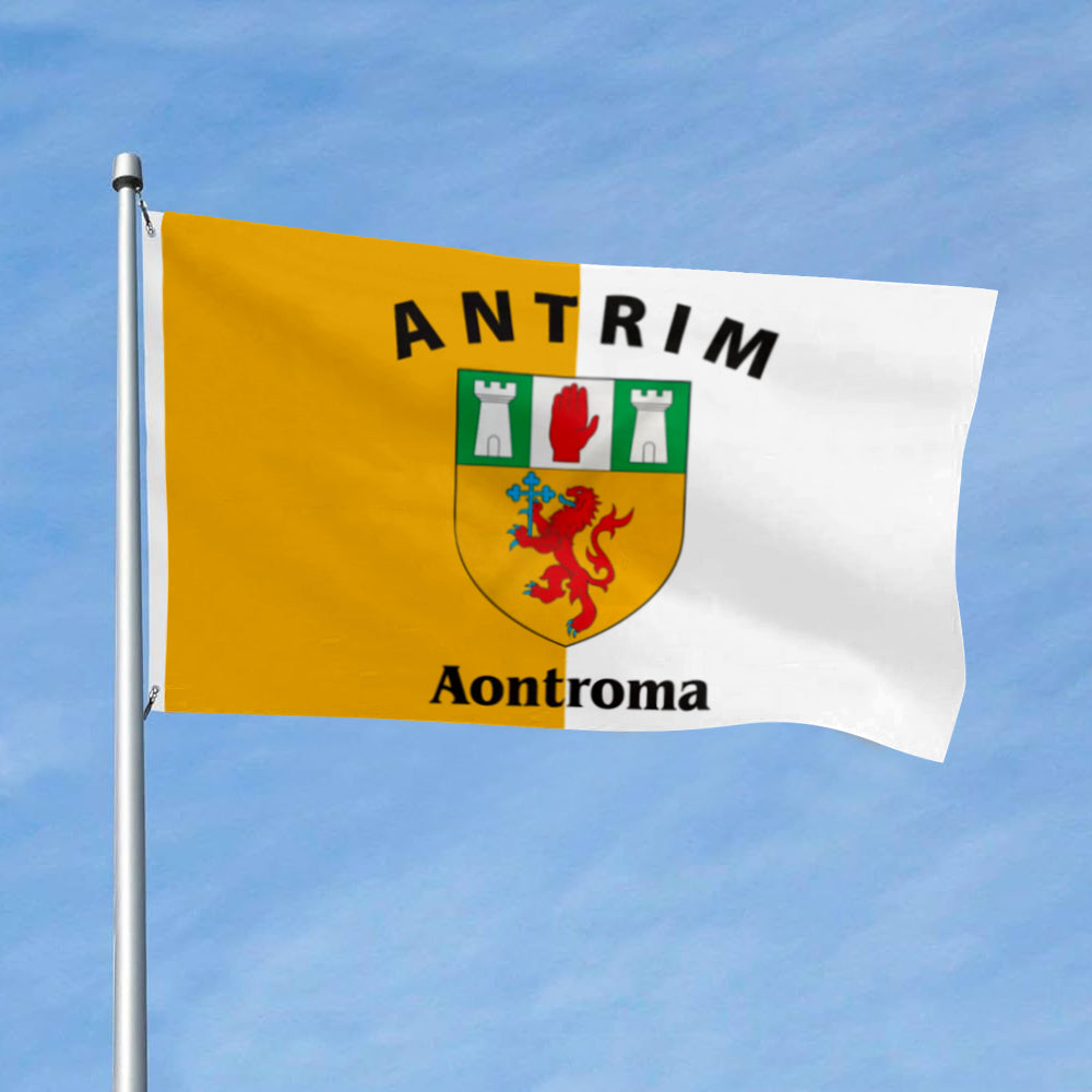 Antrim Ireland County flag 3x5ft banner man cave