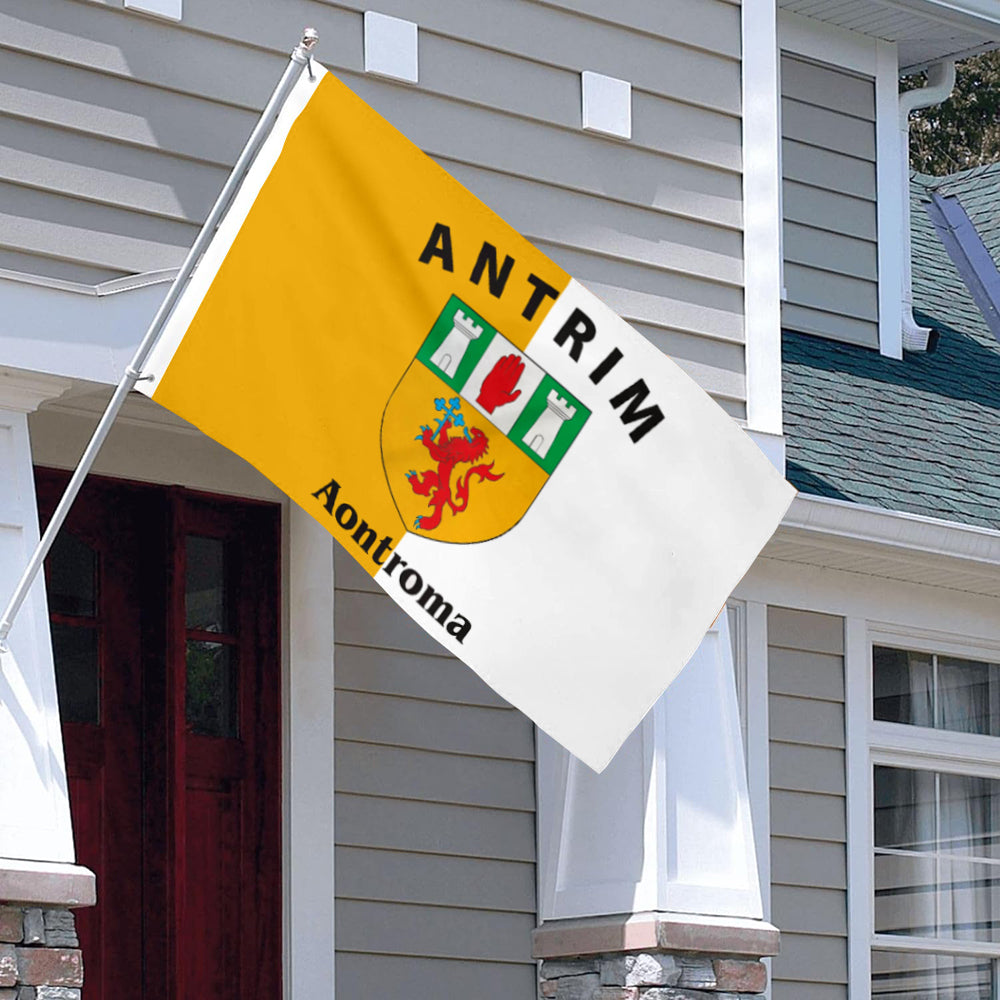 Antrim Ireland County flag 3x5ft banner man cave