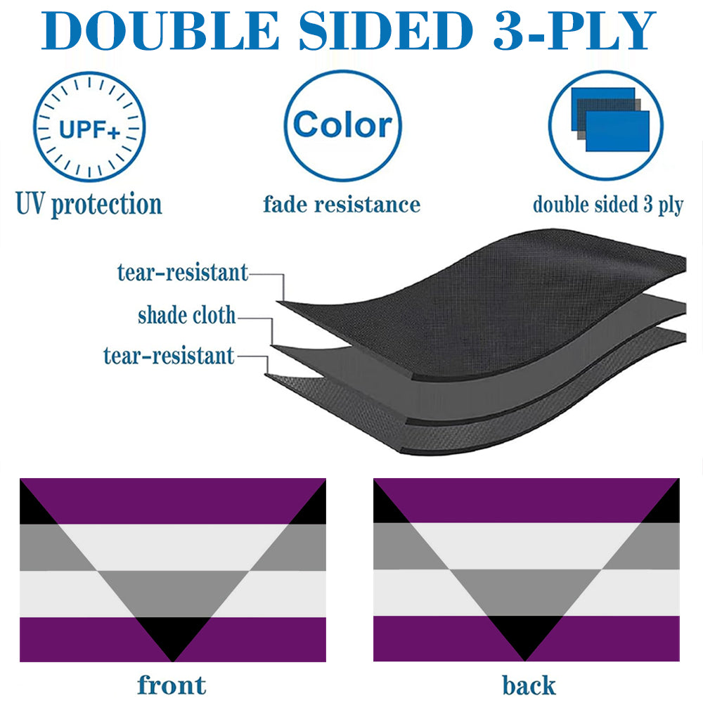 Aegosexual Pride flag 3x5ft banner man cave