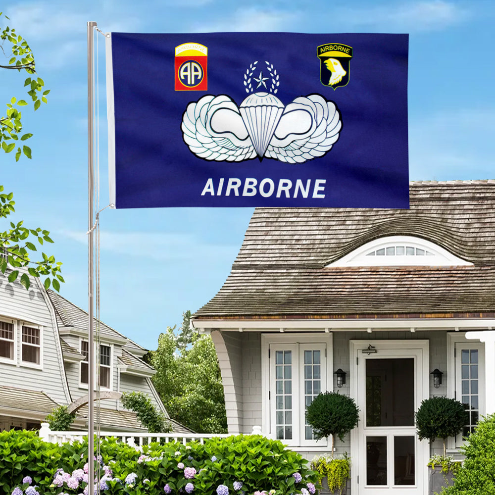 Airborne flag 3x5ft banner man cave