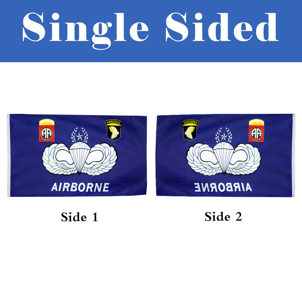 Airborne flag 3x5ft banner man cave