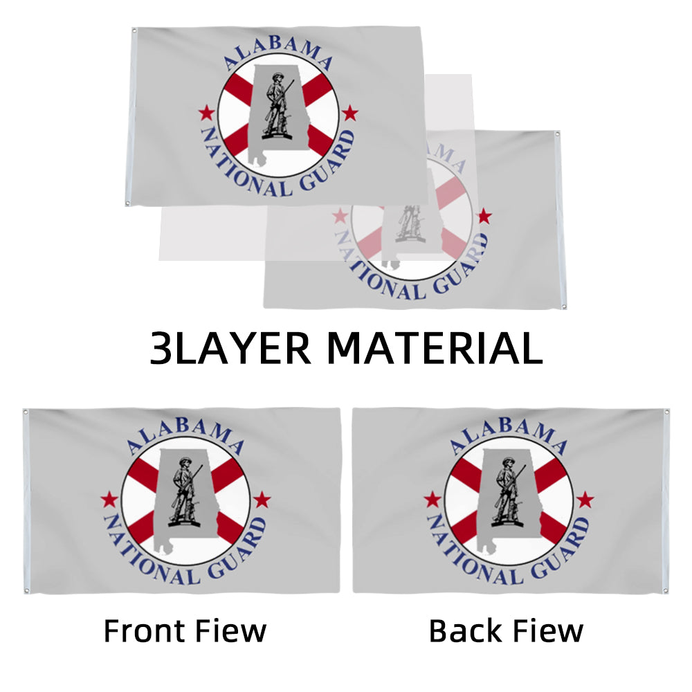 Alabama National Guard flag 3x5ft banner man cave