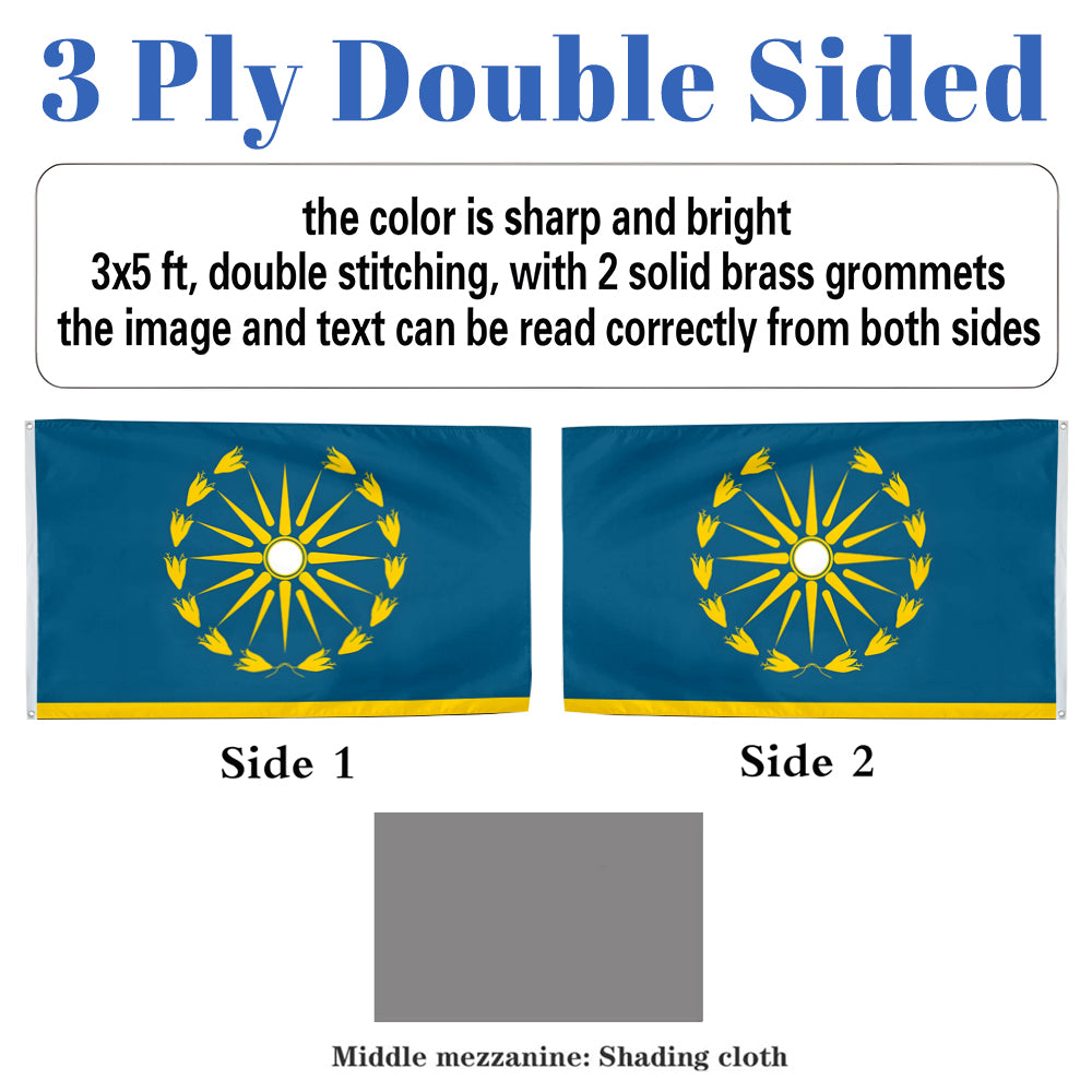 Alexander the Great Macedonian flag 3x5ft banner man cave