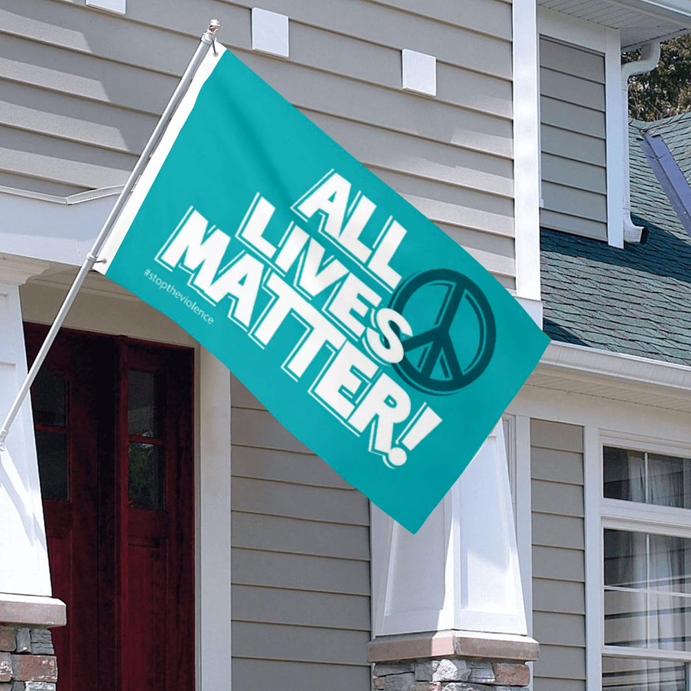 All Lives Matter Peace flag 3x5ft banner man cave