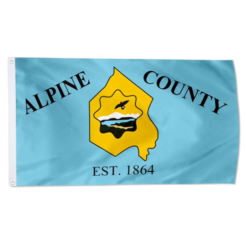 Alpine County California State United States of America flag 3x5ft banner man cave