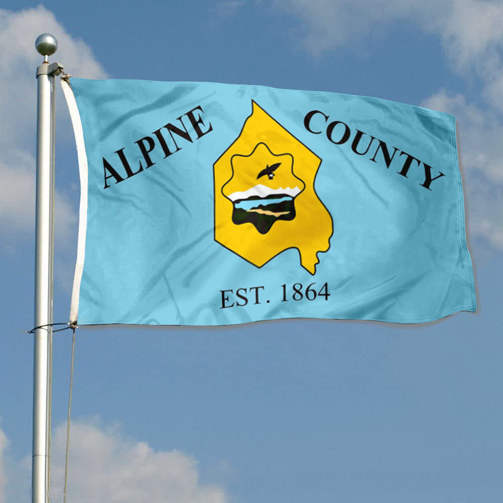 Alpine County California State United States of America flag 3x5ft banner man cave