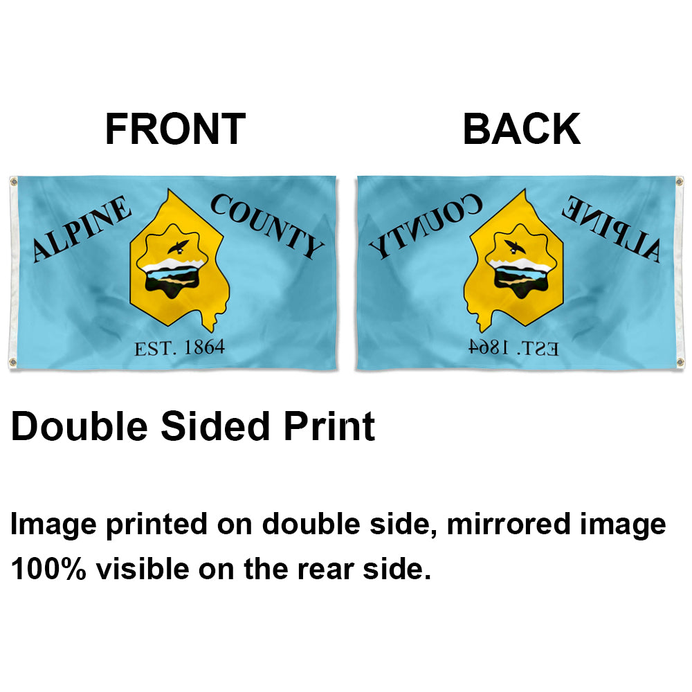 Alpine County California State United States of America flag 3x5ft banner man cave