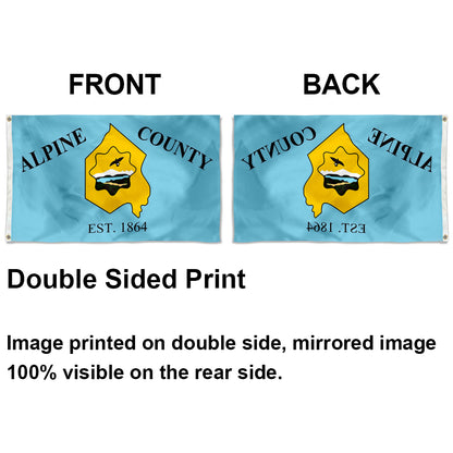 Alpine County California State United States of America flag 3x5ft banner man cave