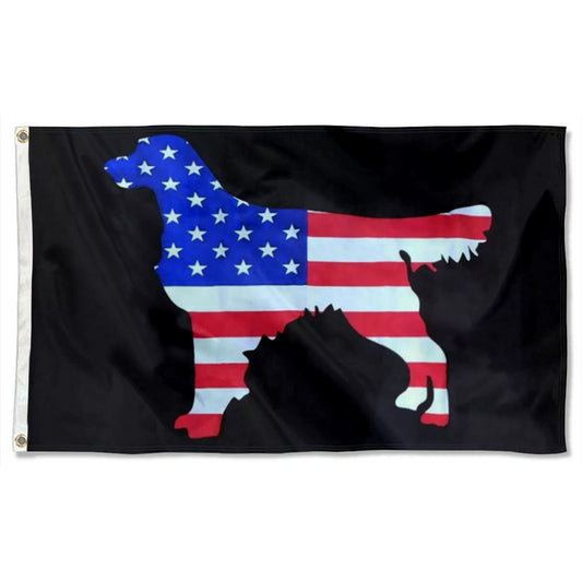 American Retriever Dog flag 3x5ft banner man cave