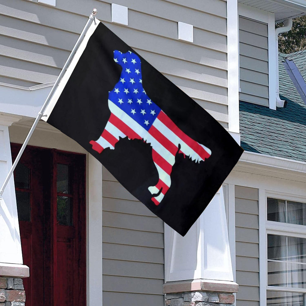 American Retriever Dog flag 3x5ft banner man cave