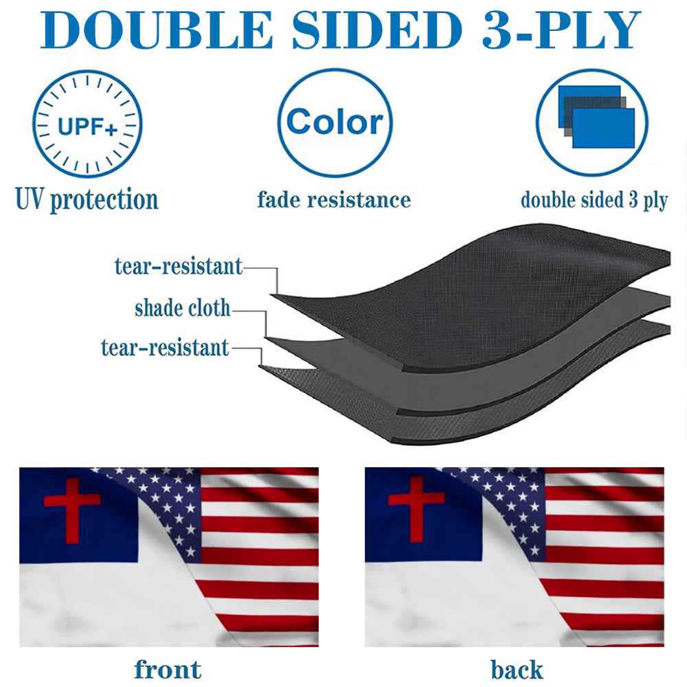 American Christian flag 3x5ft banner man cave