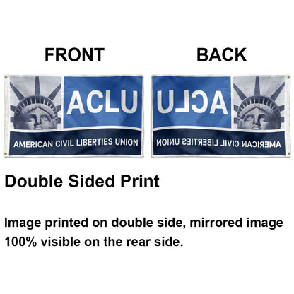 American Civil Liberties Union ACLU USA flag 3x5ft banner man cave