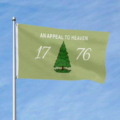 An Appeal To Heaven 1776 OLIVE Green flag 3x5ft banner man cave