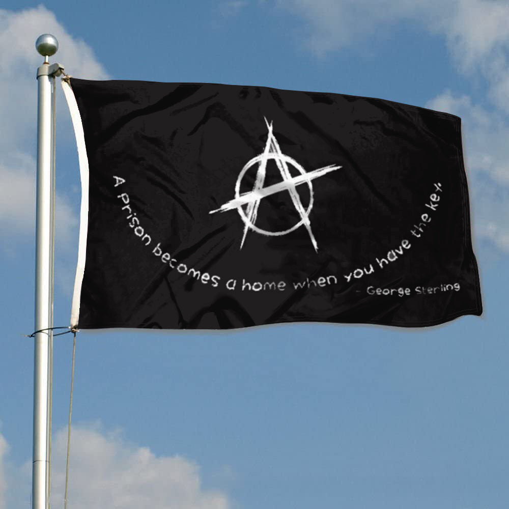Anarchy Quote flag 3x5ft banner man cave