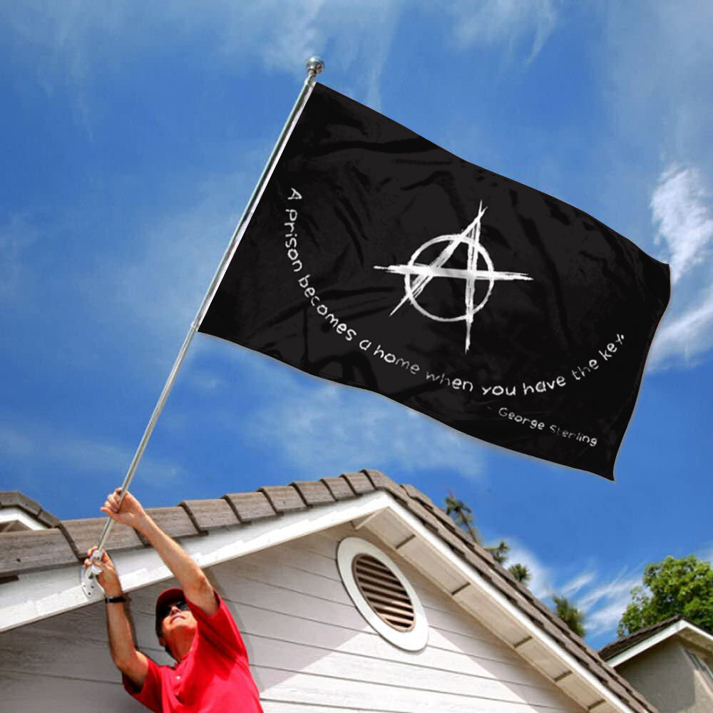 Anarchy Quote flag 3x5ft banner man cave