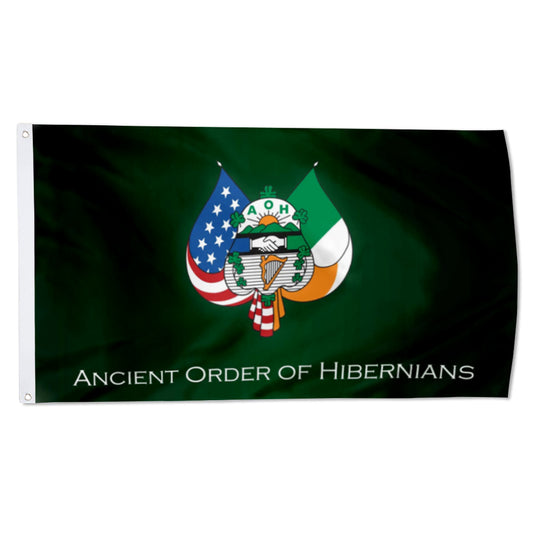 Ancient Order of Hibernians Irish Catholic Fraternal Organization flag 3x5ft banner man cave
