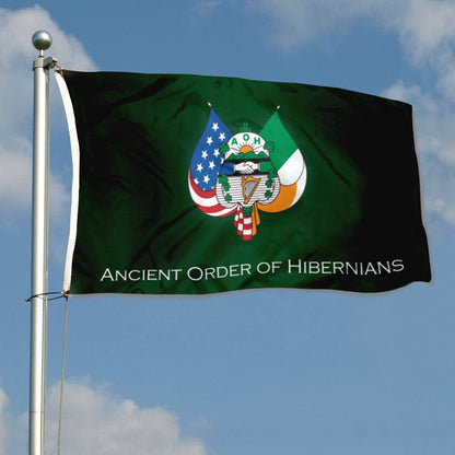 Ancient Order of Hibernians Irish Catholic Fraternal Organization flag 3x5ft banner man cave