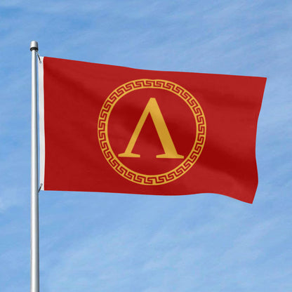 Ancient Style Red Sparta flag 3x5ft banner man cave