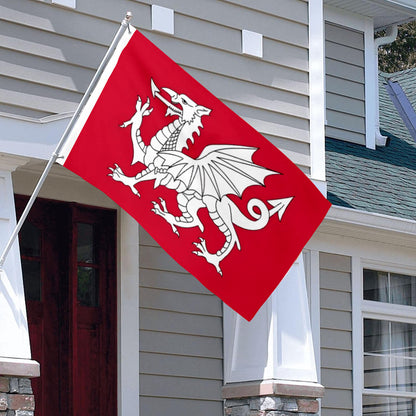 Wales Red Dragon flag 3x5ft banner man cave
