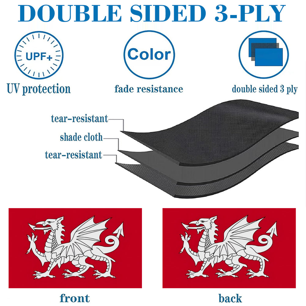 Wales Red Dragon flag 3x5ft banner man cave