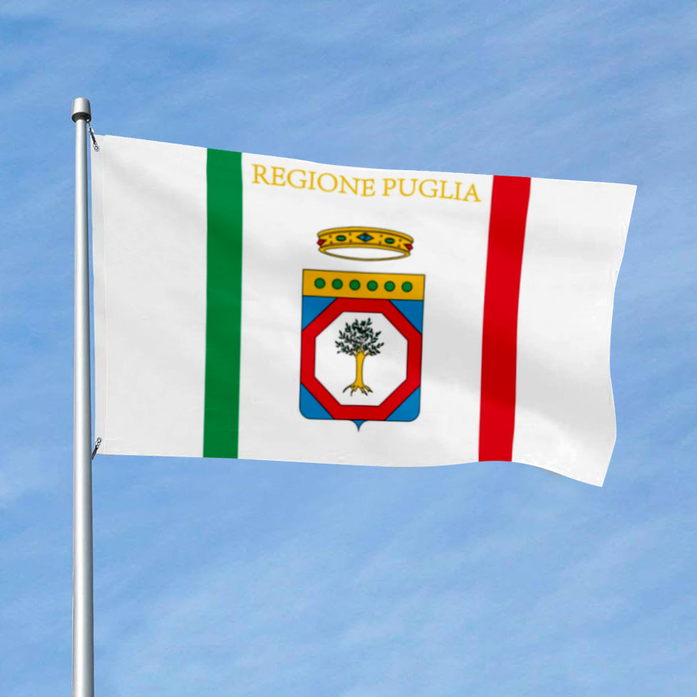 Apulia flag, Italy flags 3x5ft banner man cave