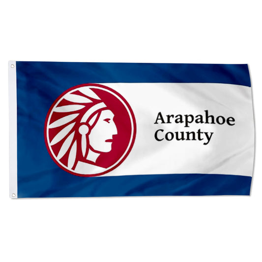 Arapahoe County Colorado State United States of America flag 3x5ft banner man cave