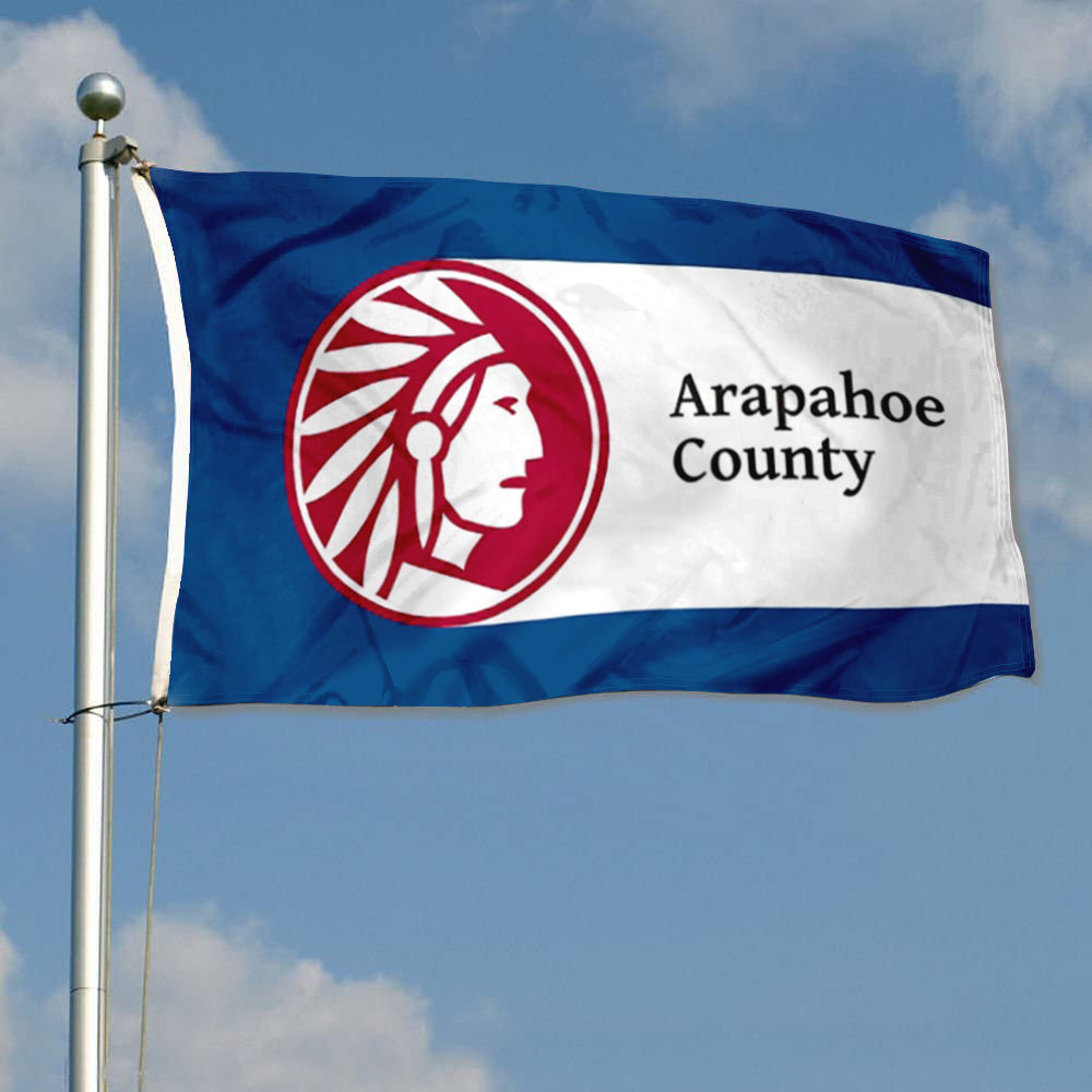 Arapahoe County Colorado State United States of America flag 3x5ft banner man cave