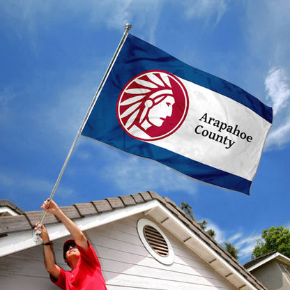 Arapahoe County Colorado State United States of America flag 3x5ft banner man cave