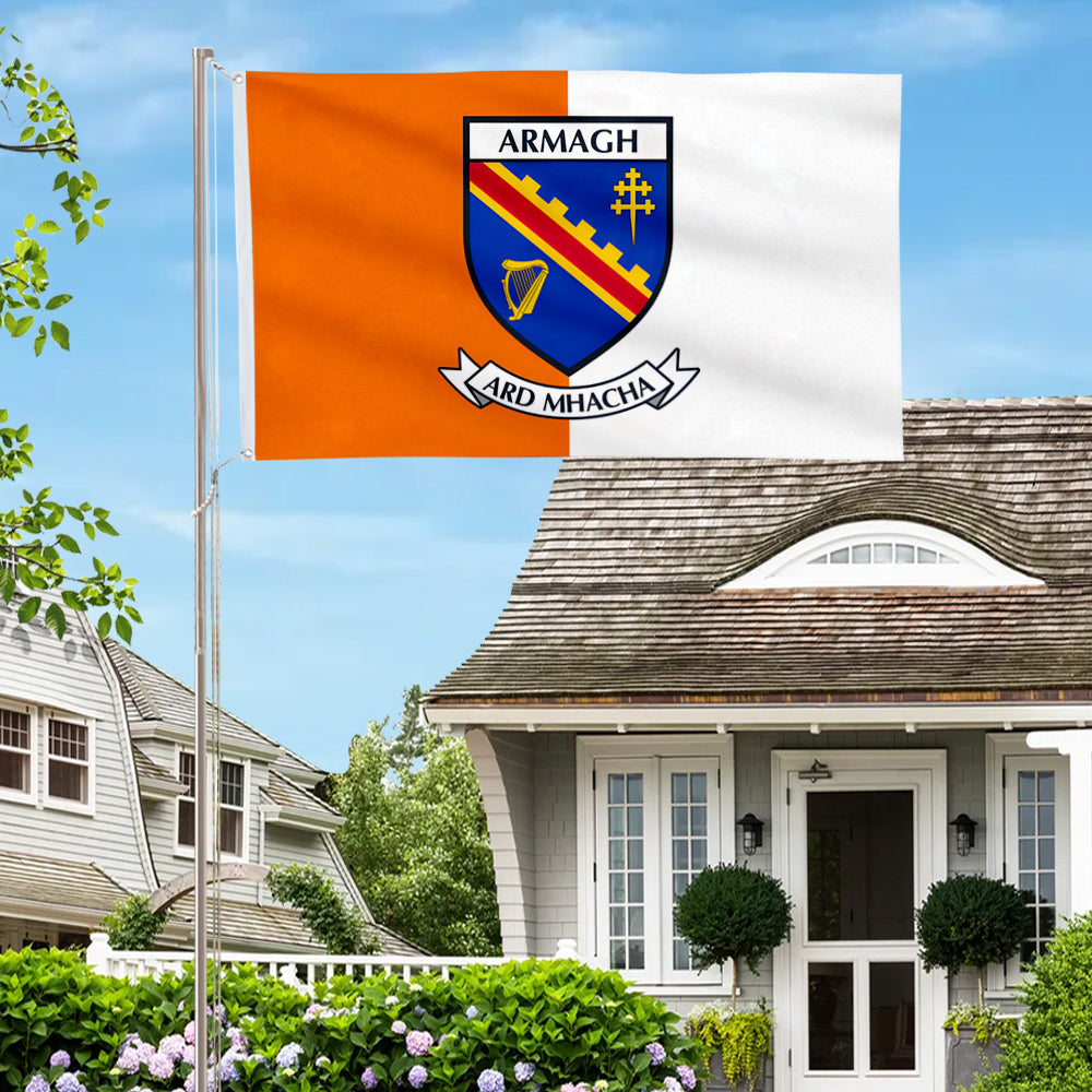 Armagh County Coat of Arms Ireland flag 3x5ft banner man cave