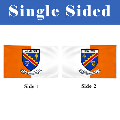 Armagh County Coat of Arms Ireland flag 3x5ft banner man cave