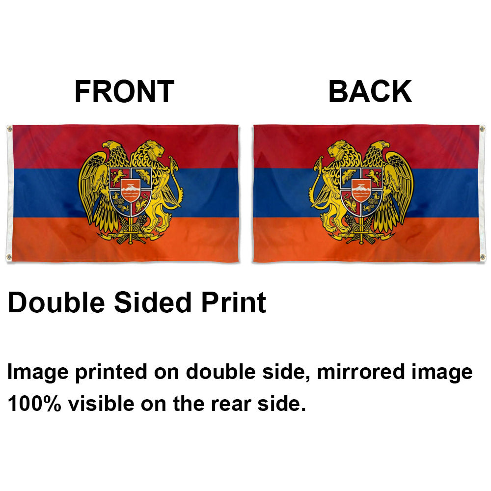 Armenian Coat of Arms flag Country Armenia National Crest Eagle flags 3x5ft banner man cave