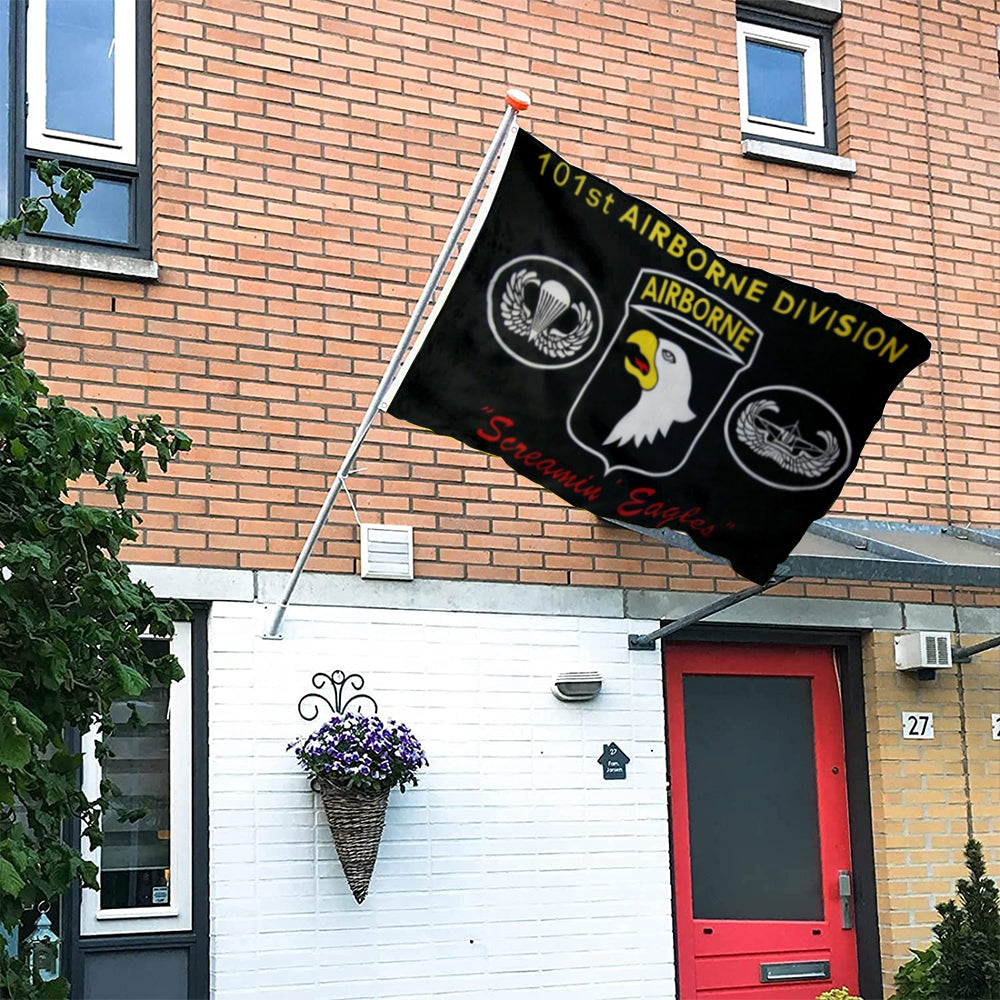 Army 101st Airborne Division Screamin Eagles flag 3x5ft banner man cave