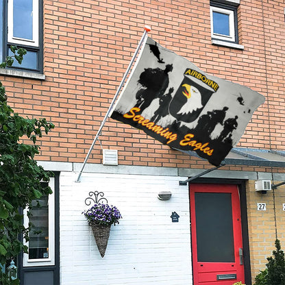 Army 101st Airborne Screaming Eagles Soldiers flag 3x5ft banner man cave